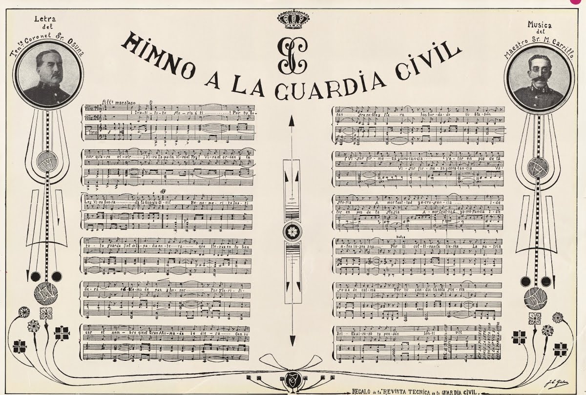 El Himno oficial de la Guardia Civil